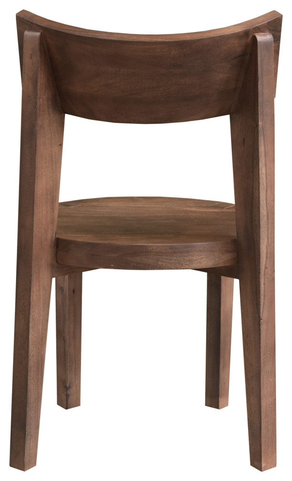 Arcadia Vinegar Brown Dining Chairs  Set of 2   Transitional   Dining Chairs   by Coast to Coast Imports  LLC  Houzz