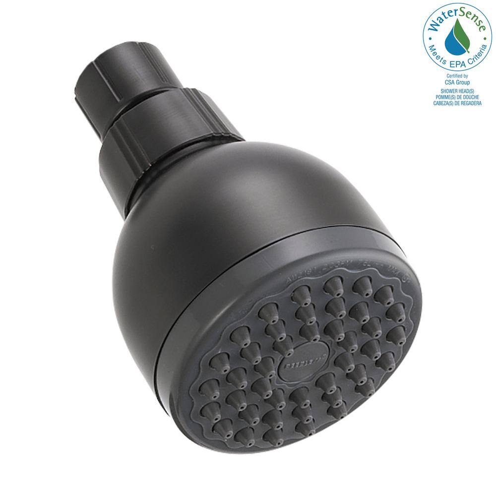 Delta 1-Spray Patterns 1.5 GPM 2.75 in. Wall Mount Fixed Shower Head in Oil Rubbed Bronze RP75572OB