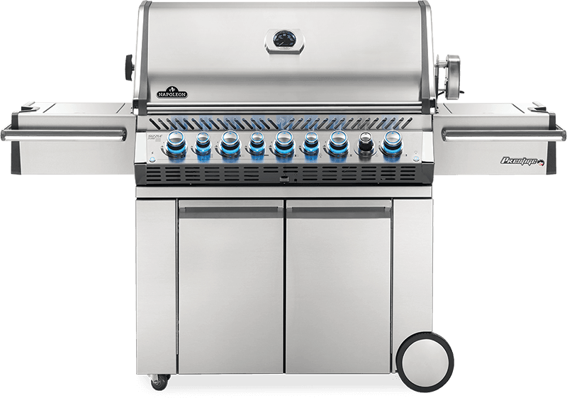 Napoleon Bbq PRO665RSIBPSS3 Prestige Pro 665 Rsib With Infrared Side And Rear Burners , Stainless Steel , Propane