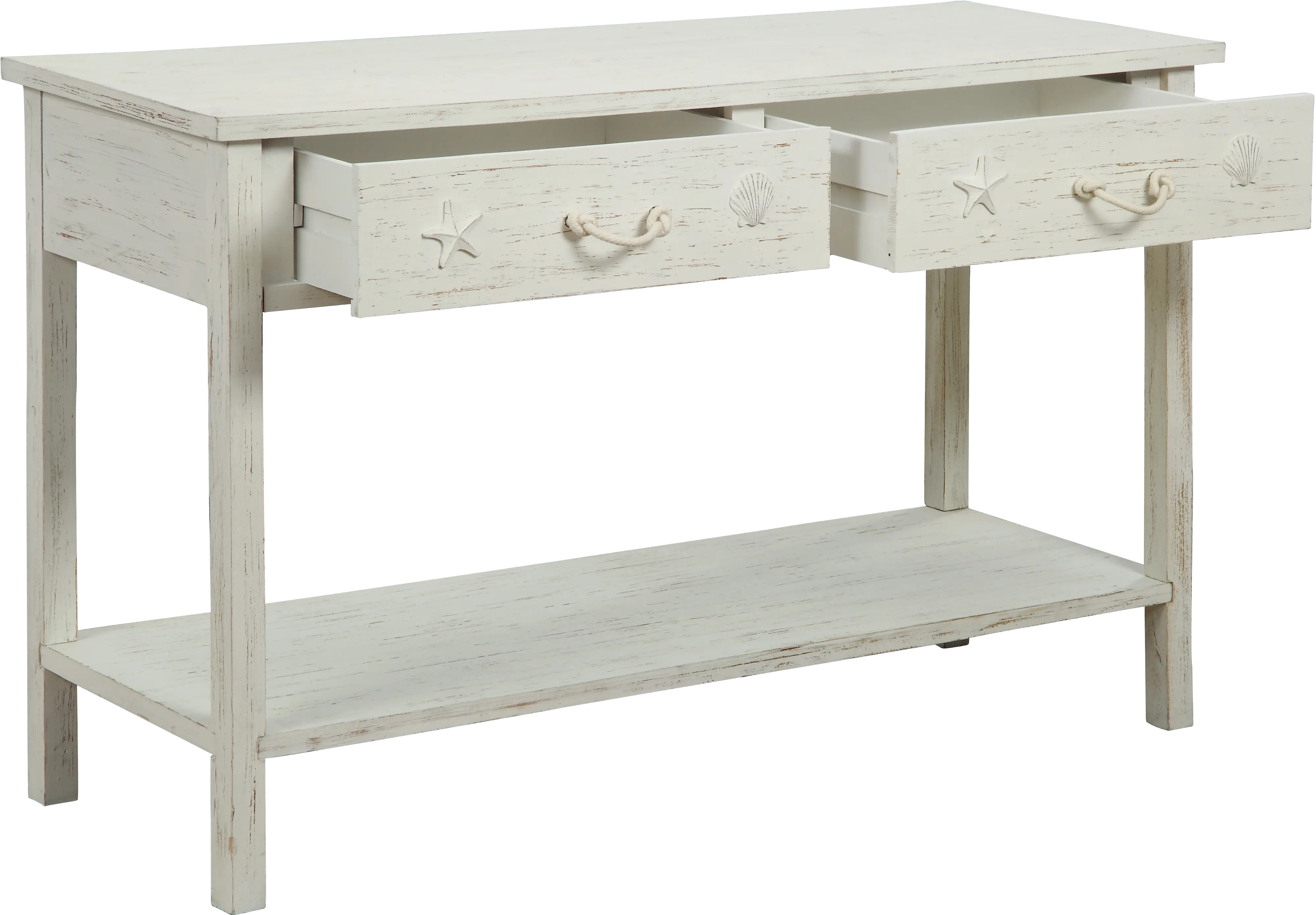 Sanibel White Console Table