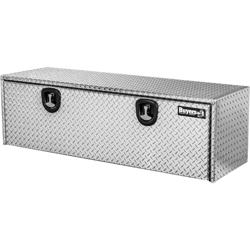 Buyers Products Company 18 in. x 18 in. x 48 in. Diamond Plate Tread Aluminum Underbody Truck Tool Box 1705110