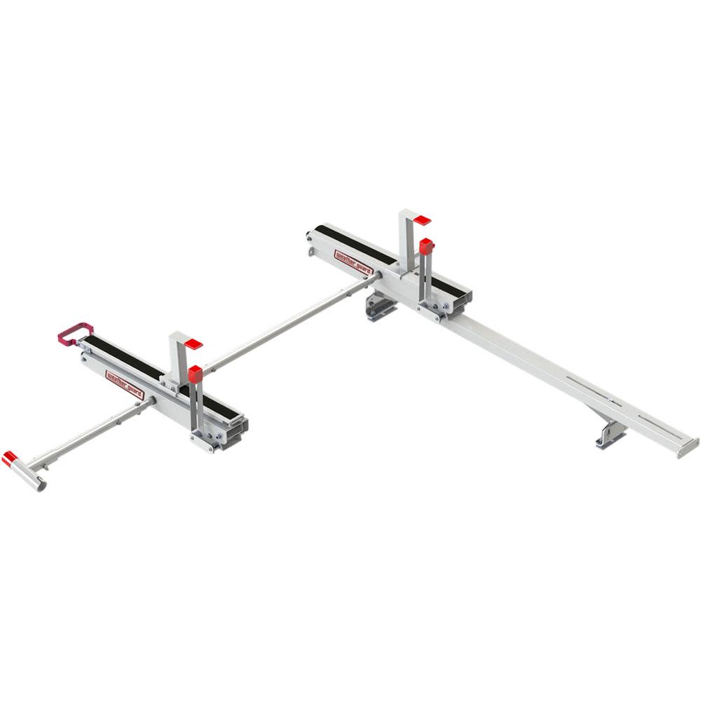 EZGLIDE2 Drop-Down Ladder Kit w/Cross Member, Extended, Mid/High-Roof