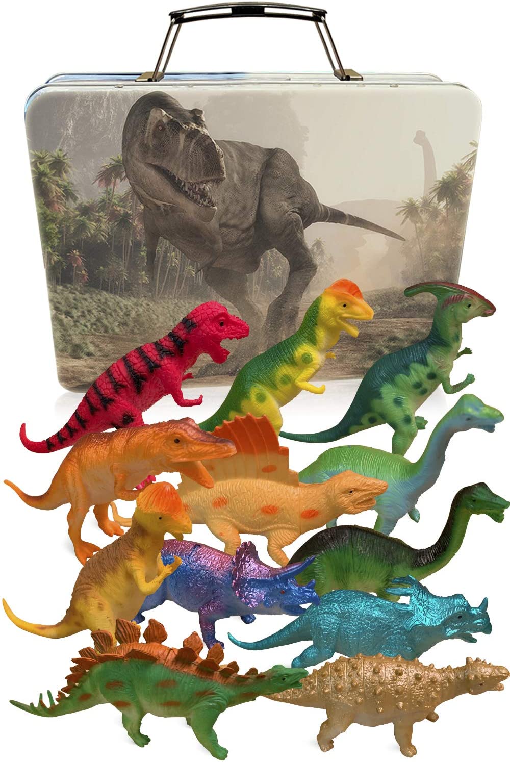 3 Bees and Me Dinosaur Toys for Boys and Girls with Storage Box