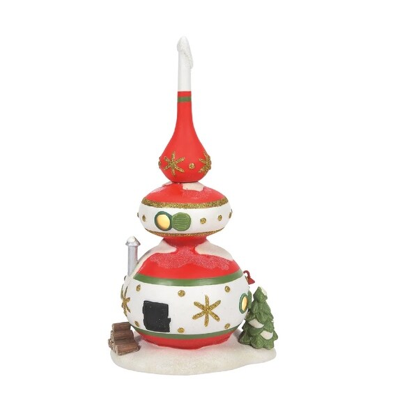 Department 56 North Pole Lighted Christmas Finny'S Ornament House