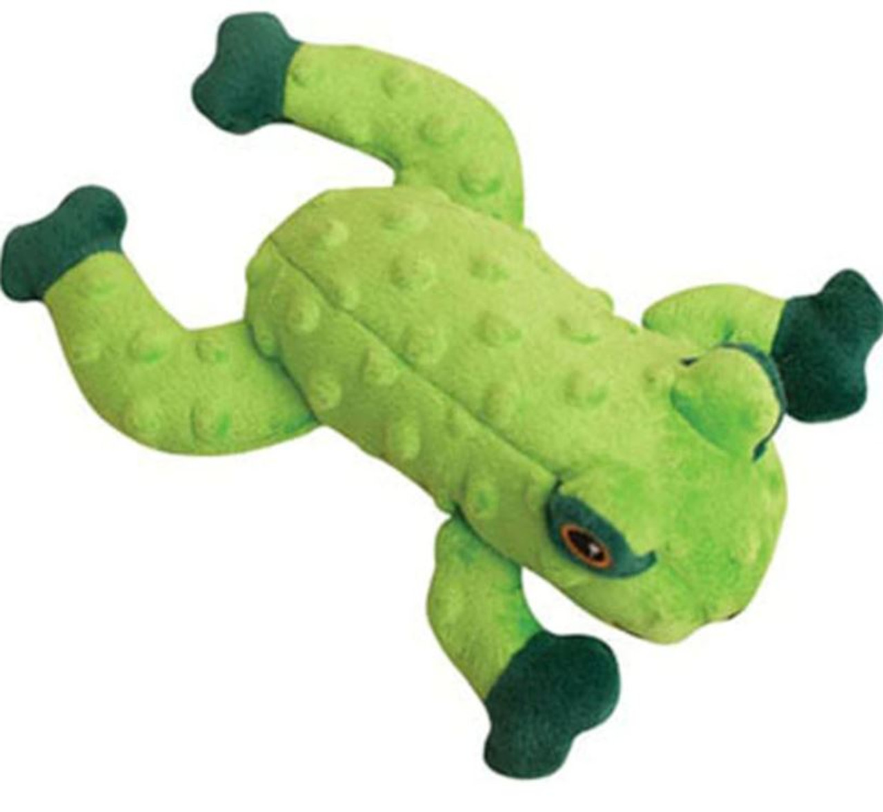 Snugarooz Lilly the Frog Plush Dog Toy， 10