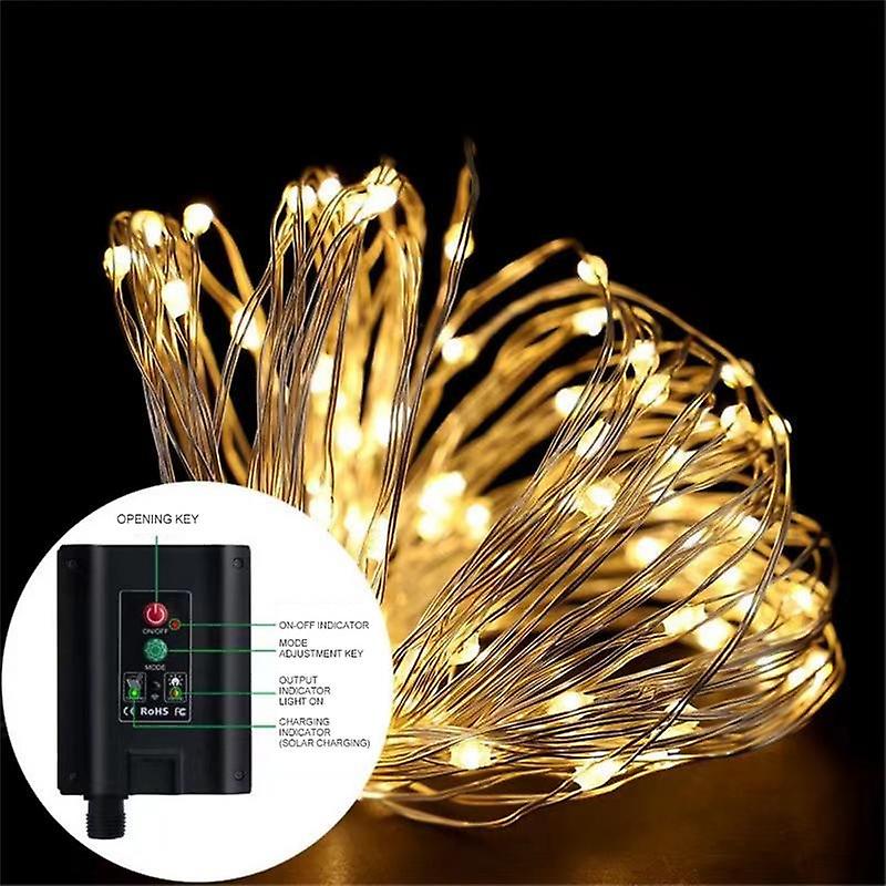 Solar Lighting Strings Outdoor Waterproof Fairy Garland String Lights Christmas Party Garden