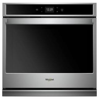 Whirlpool 27 in. Single Electric Wall Oven with Self Cleaning in Stainless Steel WOS51EC7HS