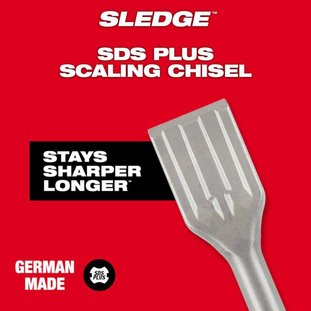 MW 1-12 in. x 10 in. SLEDGE SDS-PLUS Scaling Chisel 48-62-6056