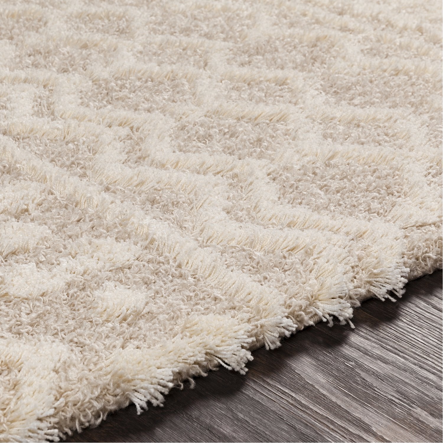 Urban Shag Rug in Cream, Beige