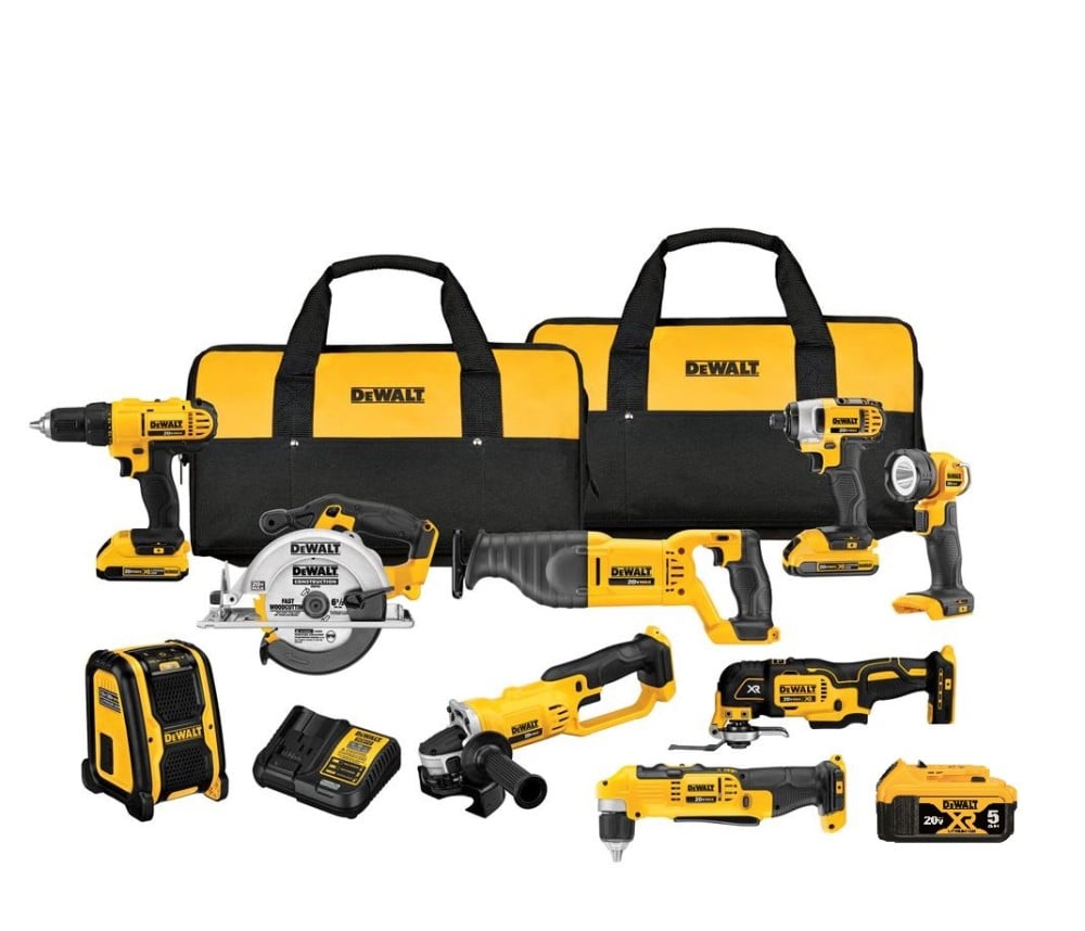 DEWALT 20V Max 9 Tool Combo Kit with Soft Case Bundle DCK940D2DCB205 from DEWALT