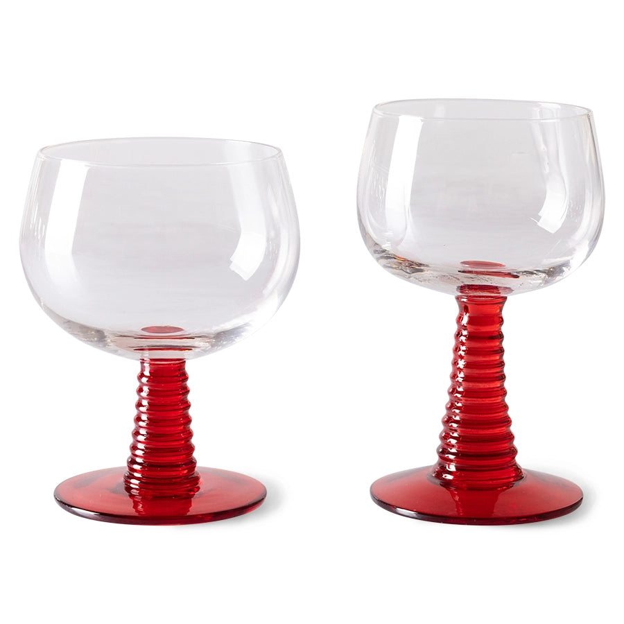 Wine glass - red - low stem