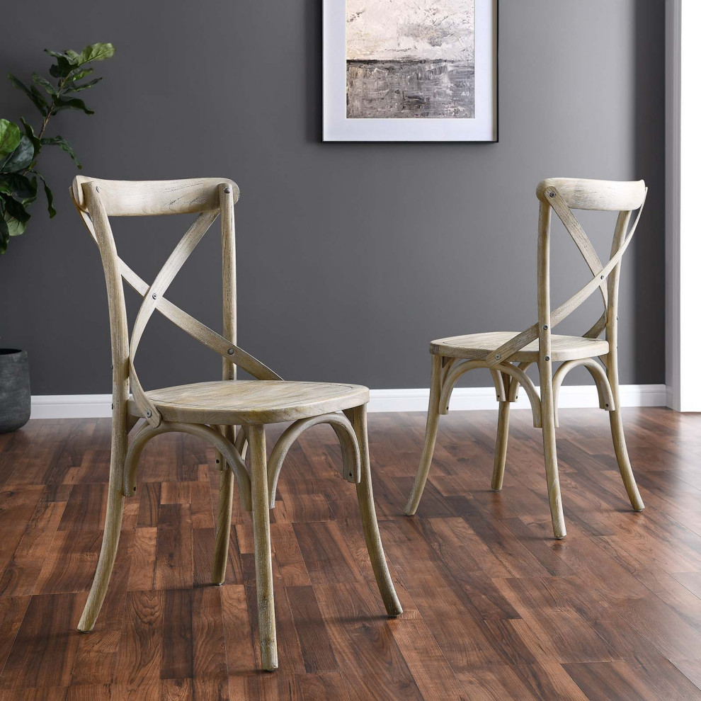 Gear Dining Side Chair   Farmhouse   Dining Chairs   by Modway  Houzz