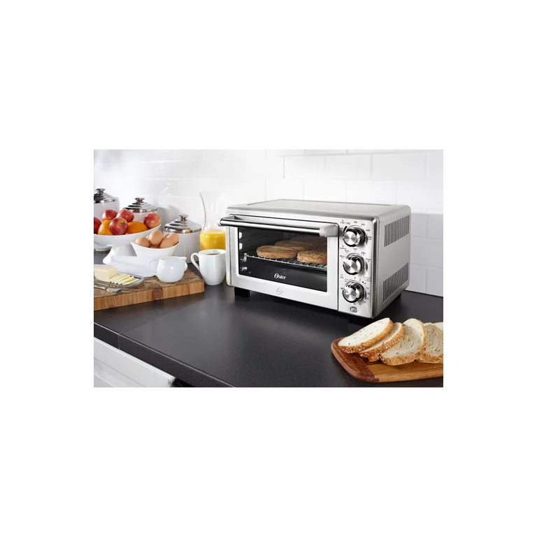 Oster Designed for Life Countertop Convection Toaster Oven， Stainless Steel