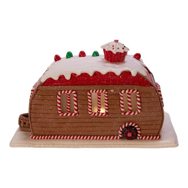 Gingerbread Camper House Table Piece