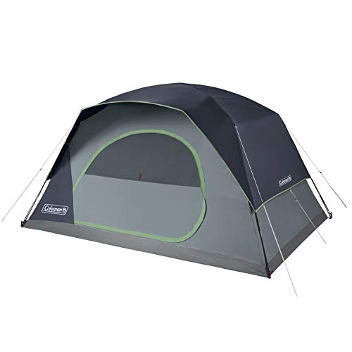 Coleman Skydome Camping Tent | 4 Person， Blue