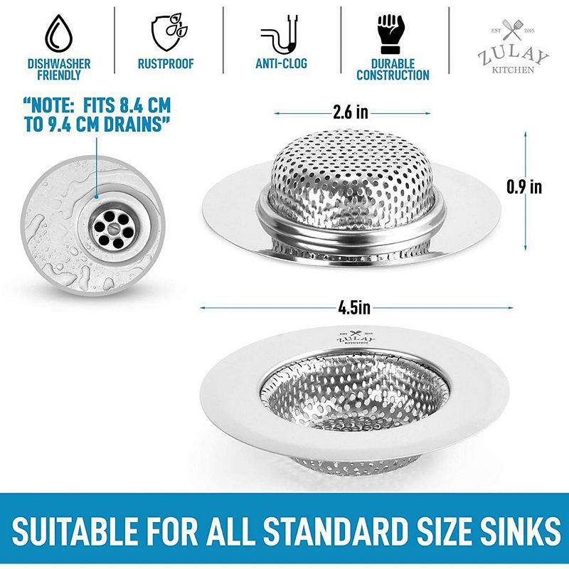 Sink Drain Strainer (2 Pack)