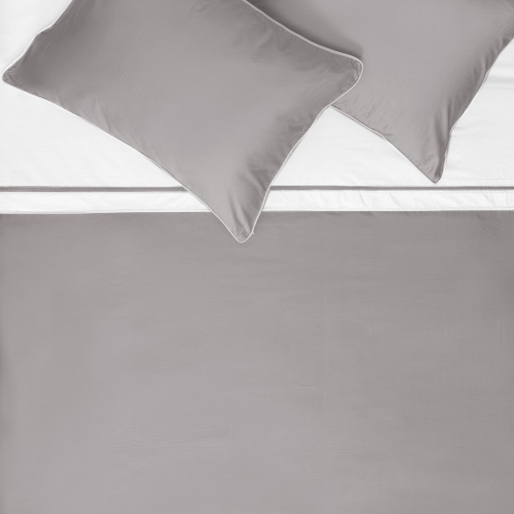 English Grey Hayes Nova Duvet Cover