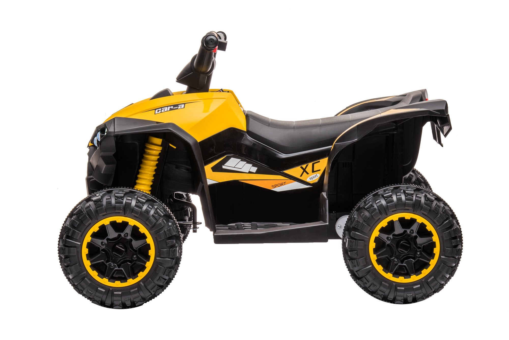 12V Kids Ride-On Electric ATV, 4-Wheeler Quad Car Toy w/Audio, 3.7mph Max Speed, Treaded Tires, LED Headlights, Radio