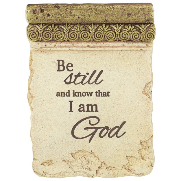 Northlight 8 Inspirational Religious be Still And Know That I Am God Plaque With Easel