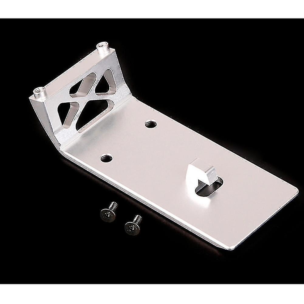 Compatible Withcompatible Withmetal Front Guard Plate For 1/5 Hpi Rofun Baha Km Baja Rc Car，silver