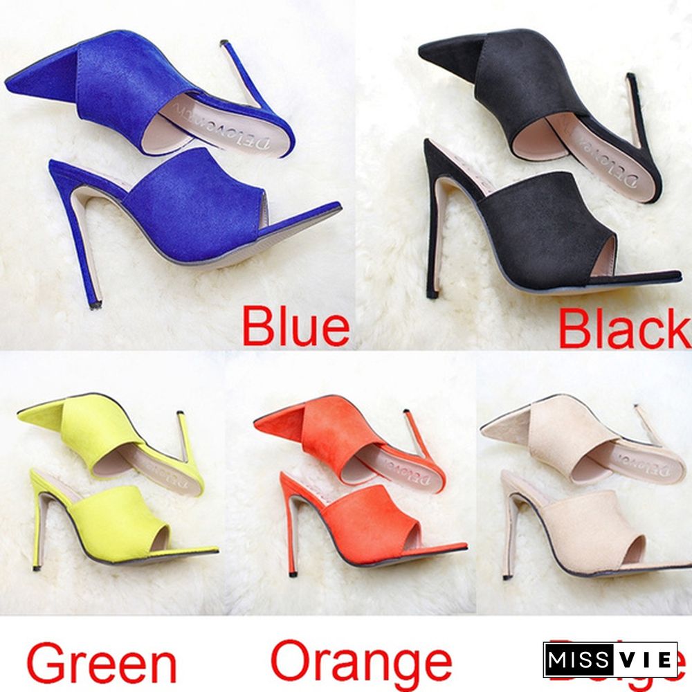 Ladies Ankle Strap Pumps Stiletto Sandals Women High Heels