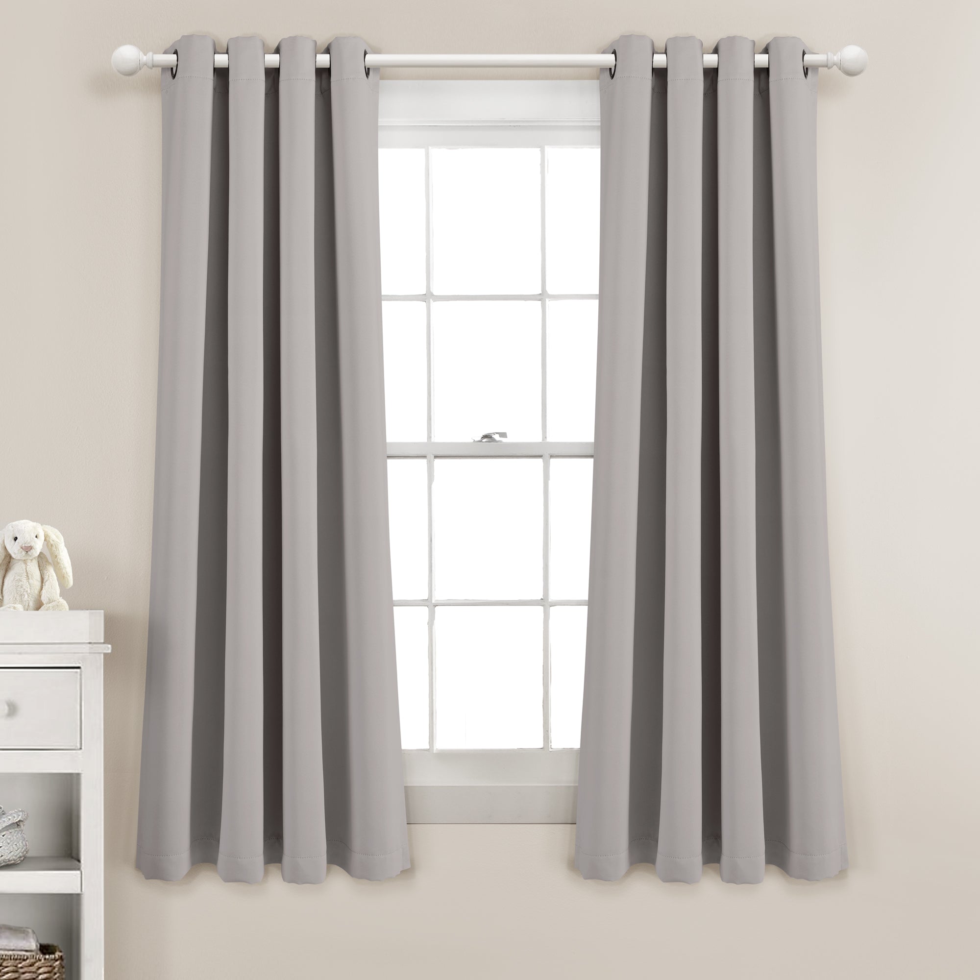 Insulated Grommet Blackout Window Curtain Panel Set