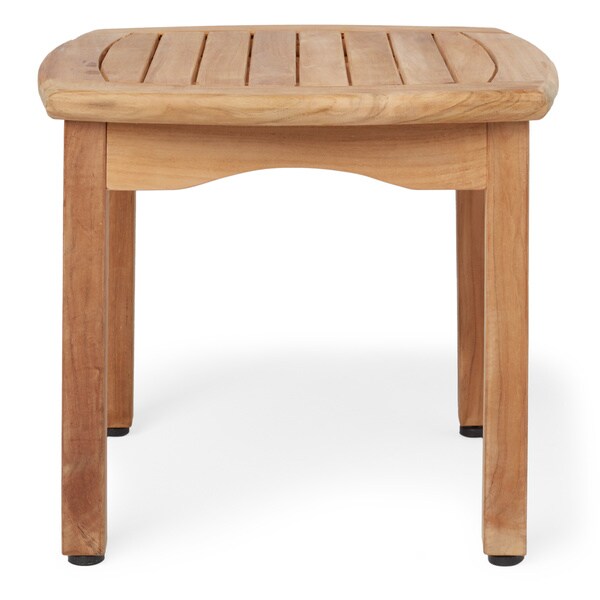 Tottenville Teak Square Side Table by Havenside Home