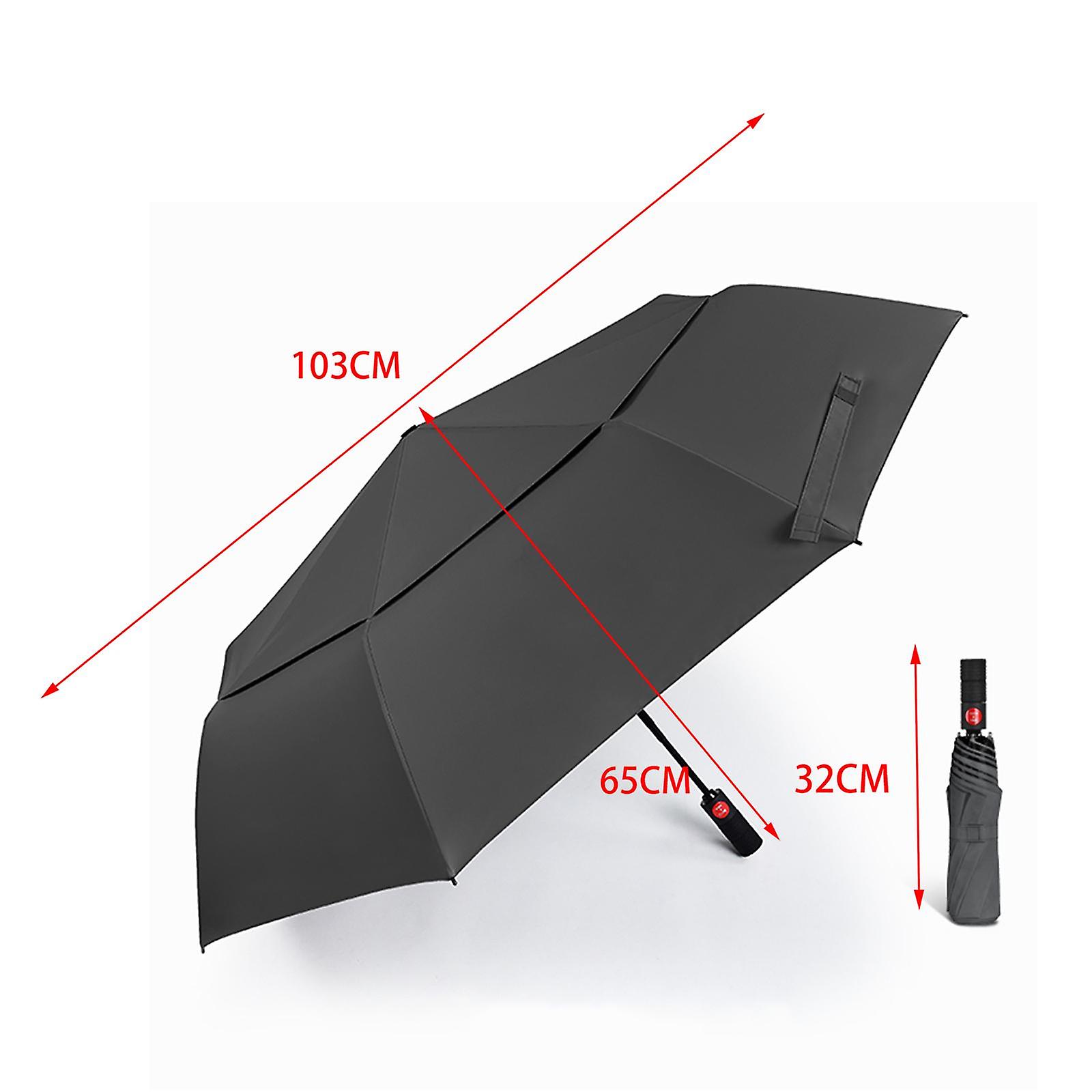 Folding Travel Umbrella Portable Sun Umbrella For Backpacking Walking Hiking Gray