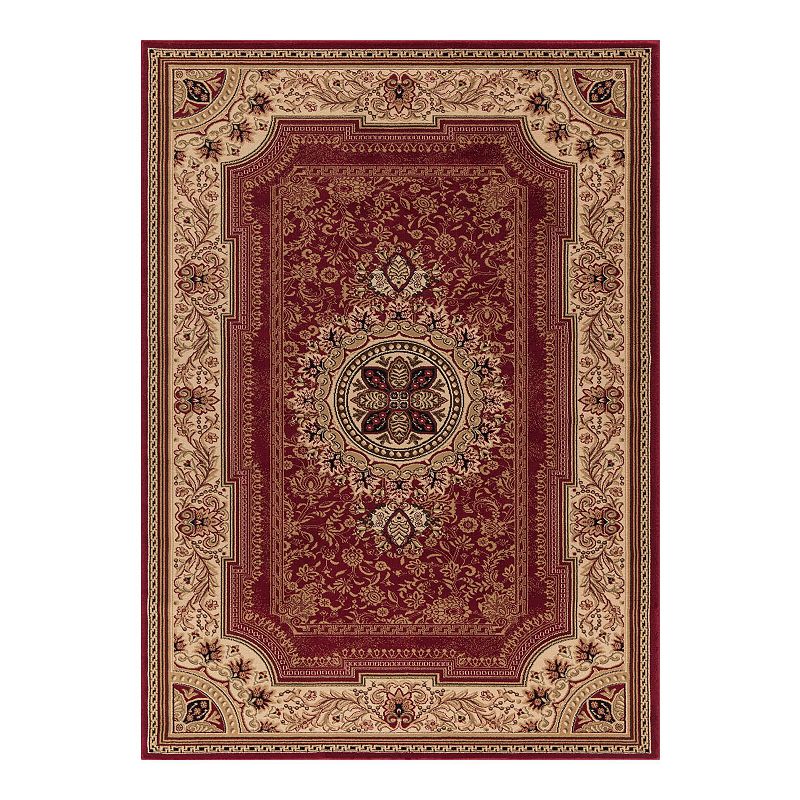 Merinos Chateau Floral Framed Rug