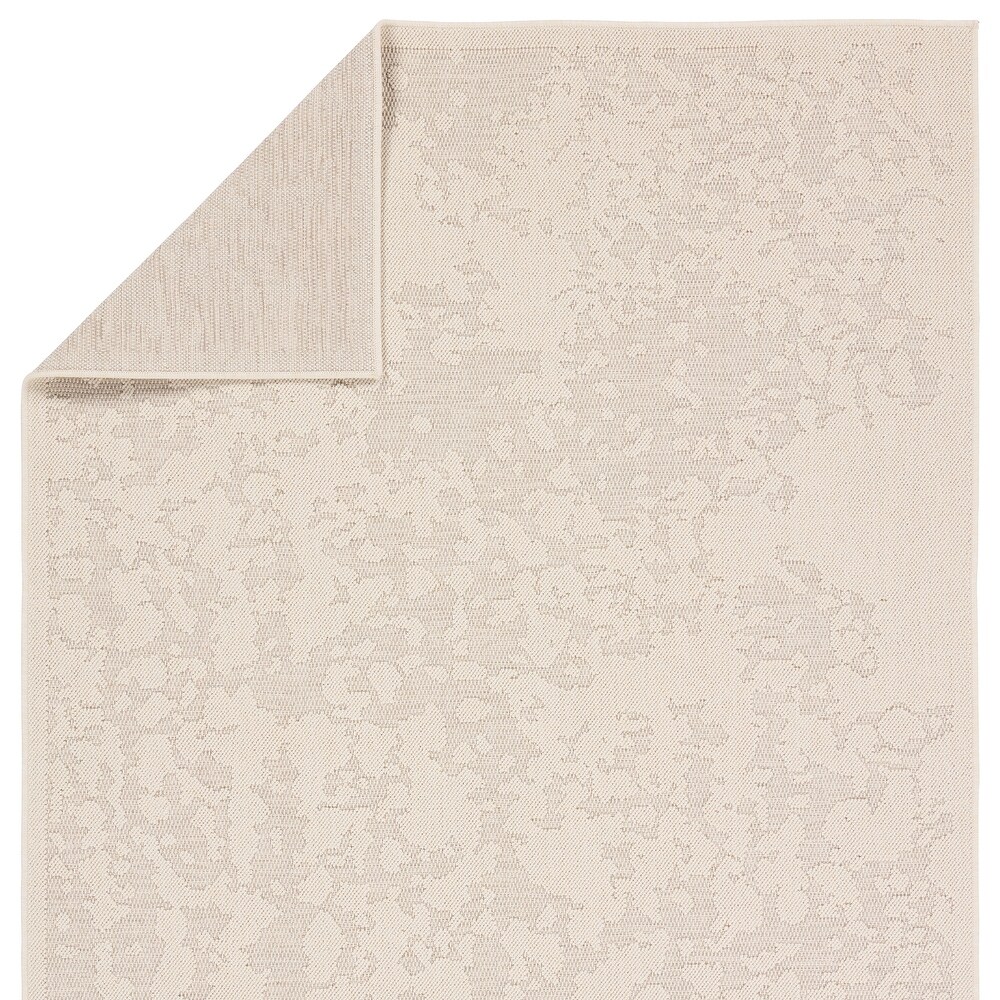 Paradox Indoor/Outdoor Abstract Cream Area Rug