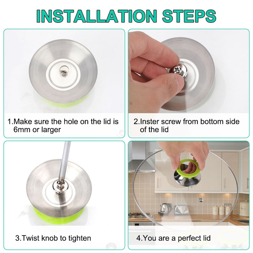 Pans Pot Lid Knob Durable Universal Kitchen Utensils Cover