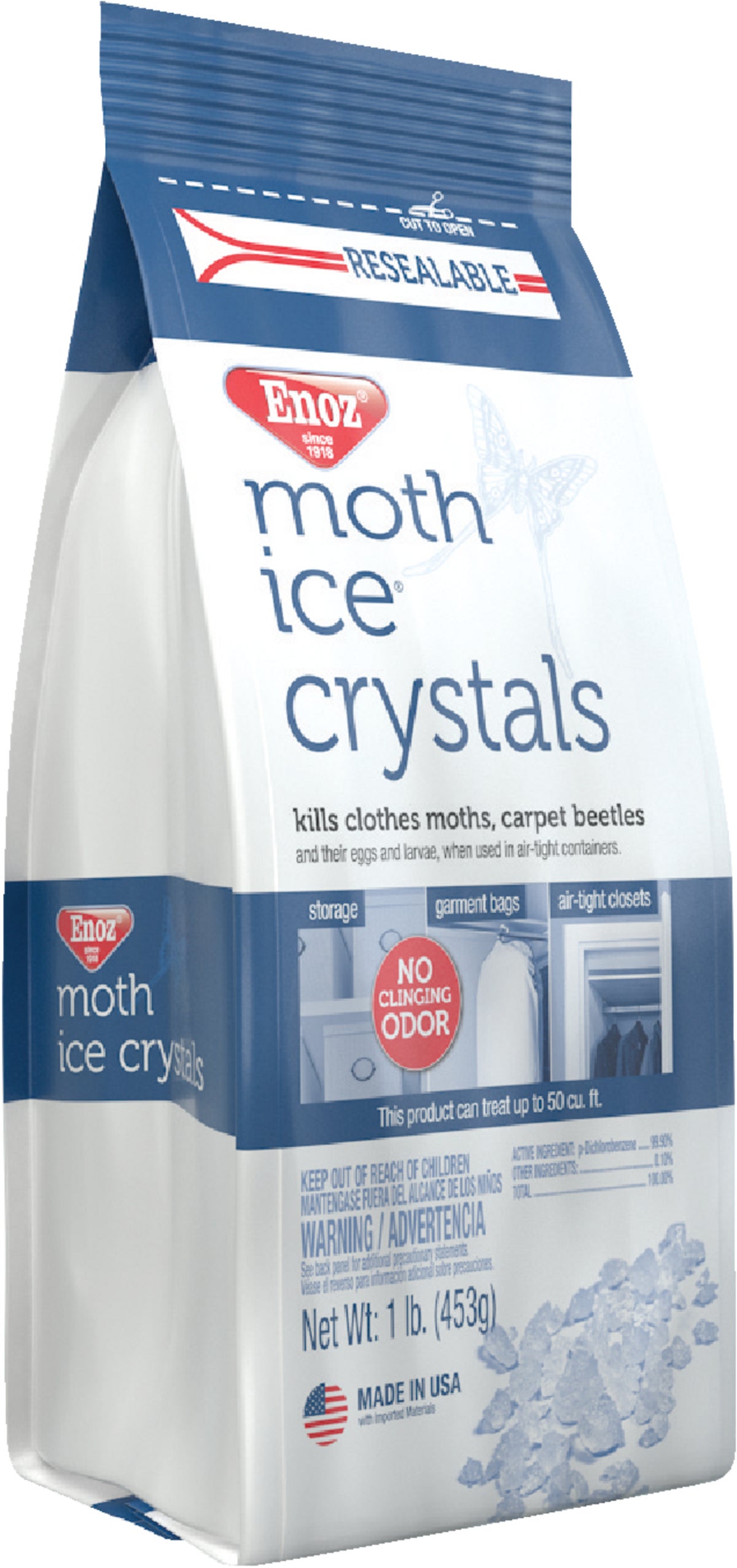 Enoz Moth Ice Crystals 1 Lb.