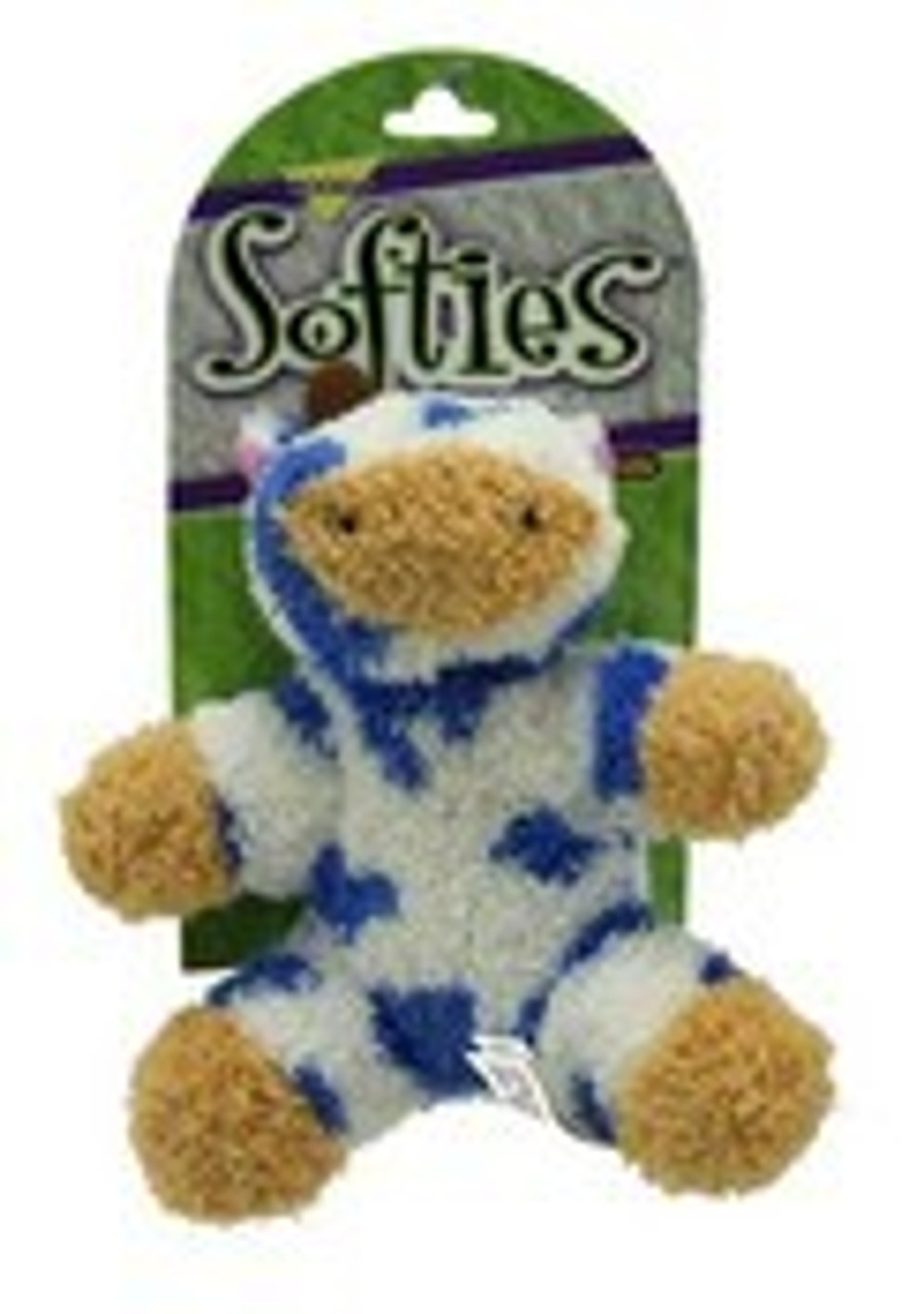 Booda Softies Terry Cow Dog Toy 1