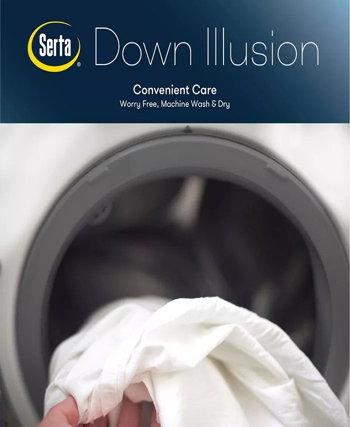 Serta Down Illusion Antimicrobial Down Alternative Extra Warmth Comforter - King California King