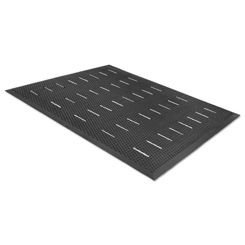 Millennium Mat Company Free Flow Comfort Utility Floor Mat | 36 x 48， Black | MLL34030401