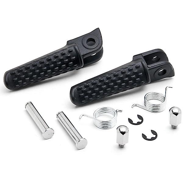 Black Front Foot Rest Pegs Footrests Compatible with Honda CBR 600RR / CBR 1000RR / CB1000R Black Motorcycle Foot Pegs Footrests Left and Right