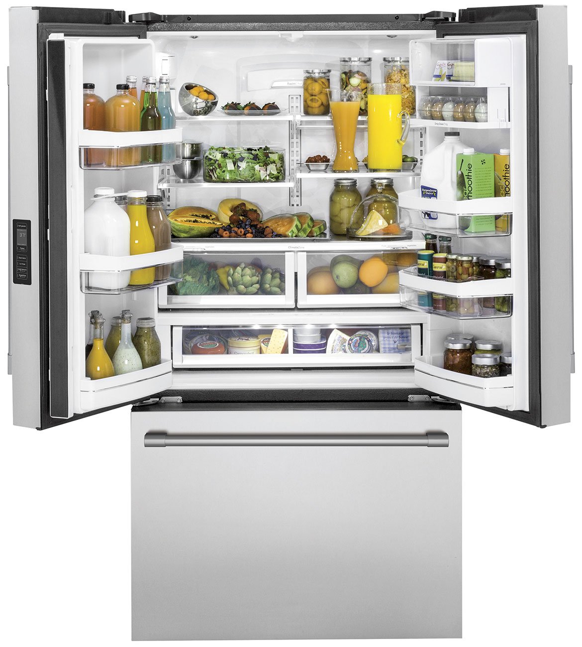 Monogram ENERGY STAR 23.1 Cu. Ft. Stainless Steel Counter-Depth French-Door Refrigerator