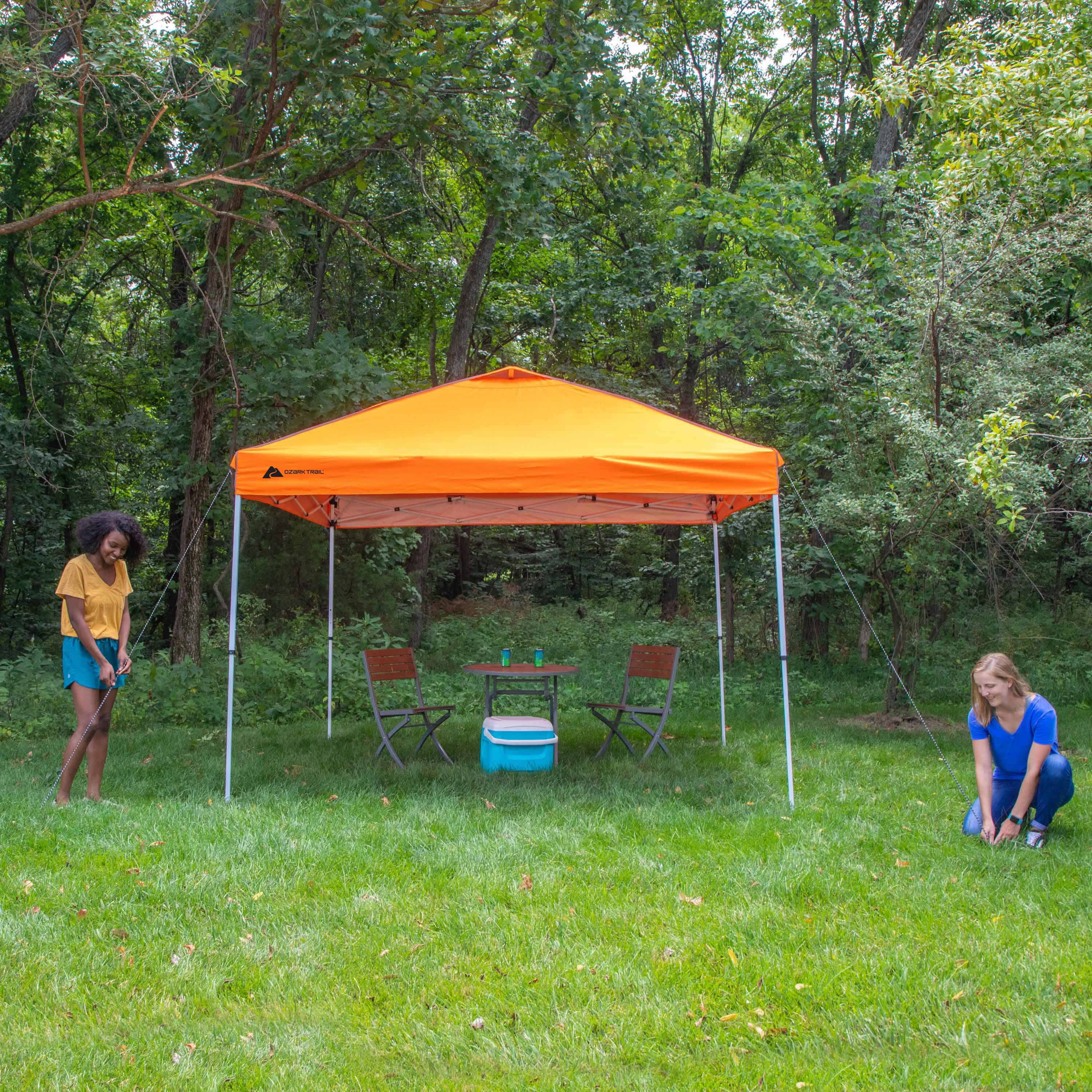 Ozark Trail 10' x 10' Instant Straight Leg Canopy (100 Square feet)