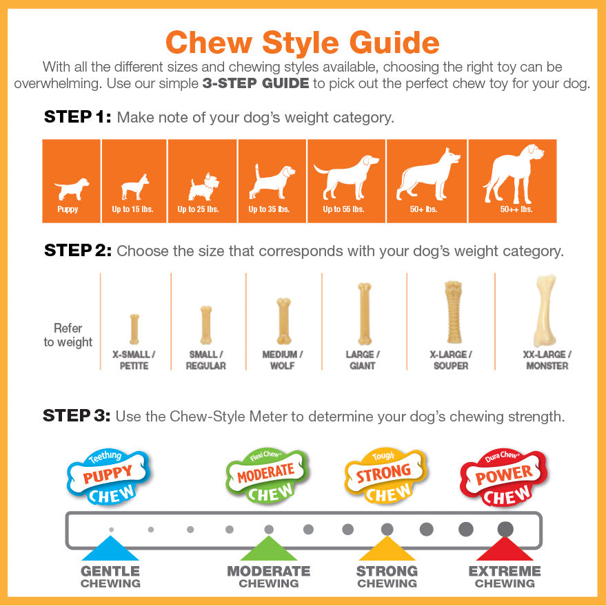 Nylabone Puppy Chew Freezer Dog Bone Peanut Butter Flavor Small/Regular - Up to 25 lbs.