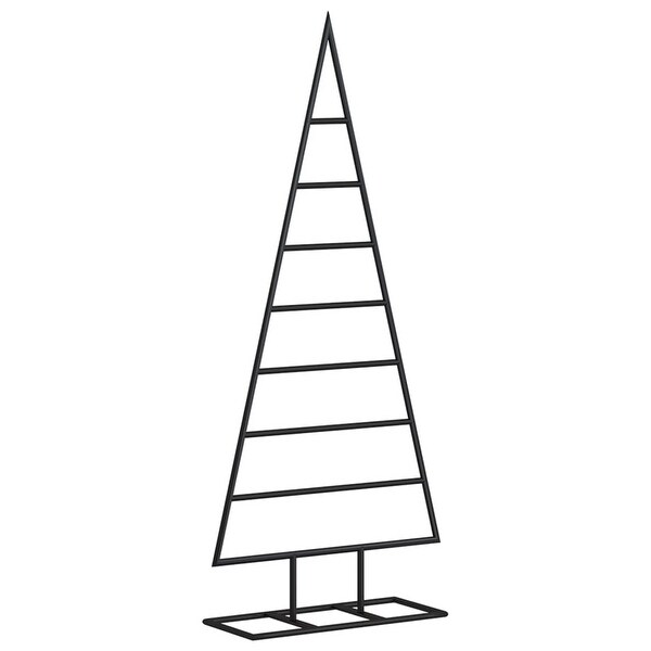 vidaXL Metal Christmas Tree for Decoration Black