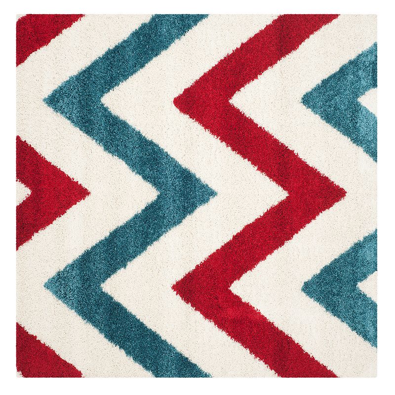 Safavieh Kids Chevron Stripe Shag Rug