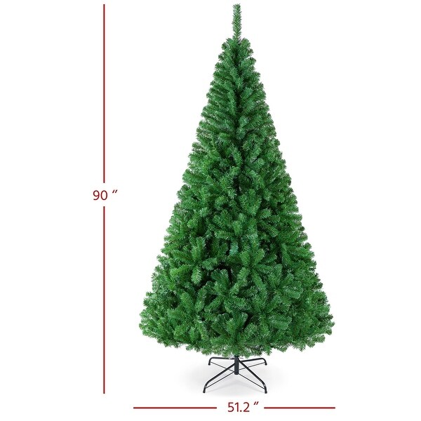 Yaheetech 6Ft/7.5Ft Artificial Lifelike Artificial Christmas Pine Tree