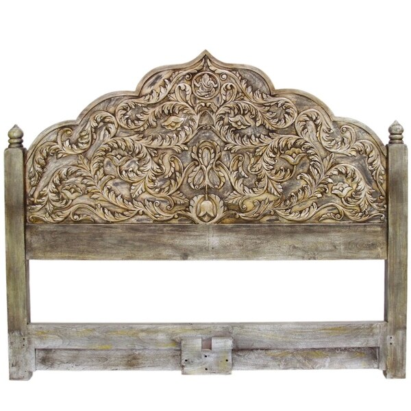 Hand Carved Wall Panel/Bedhead - - 35066923