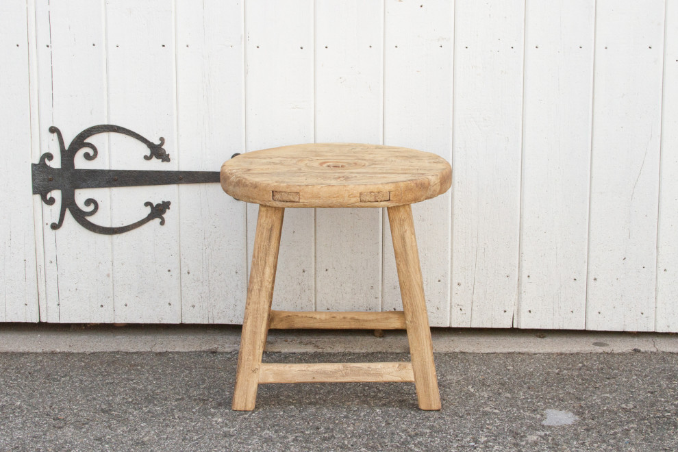 Charming Reclaimed Wood End Table   Rustic   Side Tables And End Tables   by De cor  Houzz