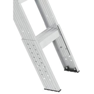 Louisville Ladder Energy Efficient 8 ft. to 10 ft. 25.5 in. x 54 in. Insulated Aluminum Attic Ladder with 375 lbs. Maximum Load Capacity AEE2510