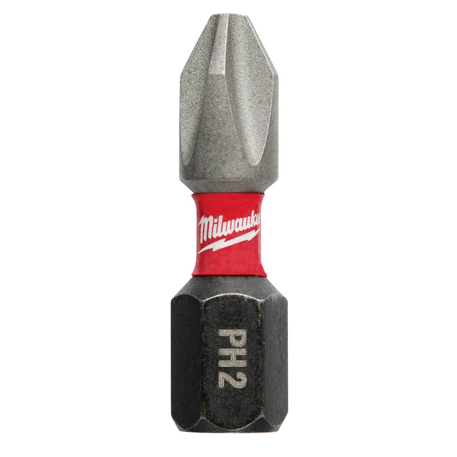 MW Shockwave Phillips #2 X 1 in. L Screwdriver Bit Steel 2 pk