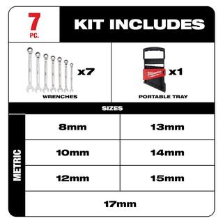 MW 14 in. Drive SAEMetric RatchetSocket Combination Ratcheting Wrench Mechanics Tool Set (64-Piece) 48-22-9004-48-22-9406-48-22-9506