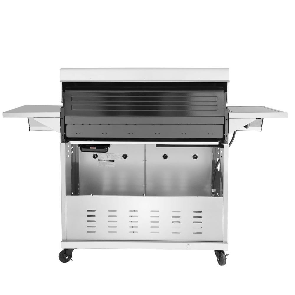 Royal Gourmet 6Burner Propane Gas Grill in Stainless Steel with Sear Burner and Side Burner