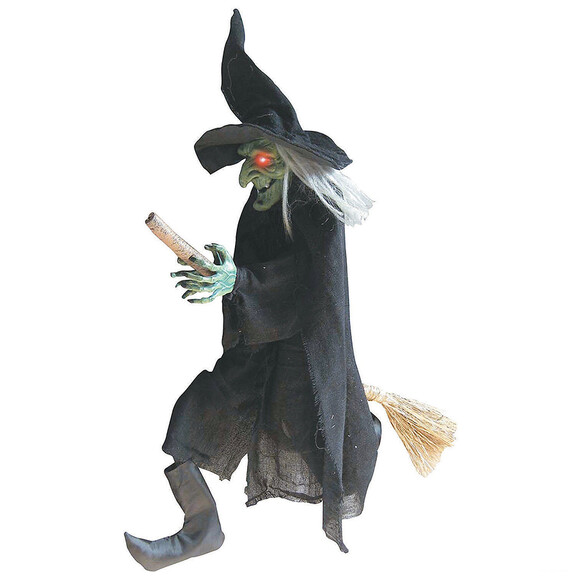 Morris Costumes SS87258 Hanging Witch On A Broom H...