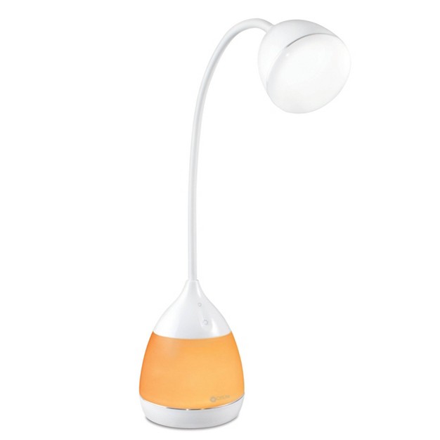 Table Lamp With Mood Color Changing Base includes Led Light Bulb Ottlite